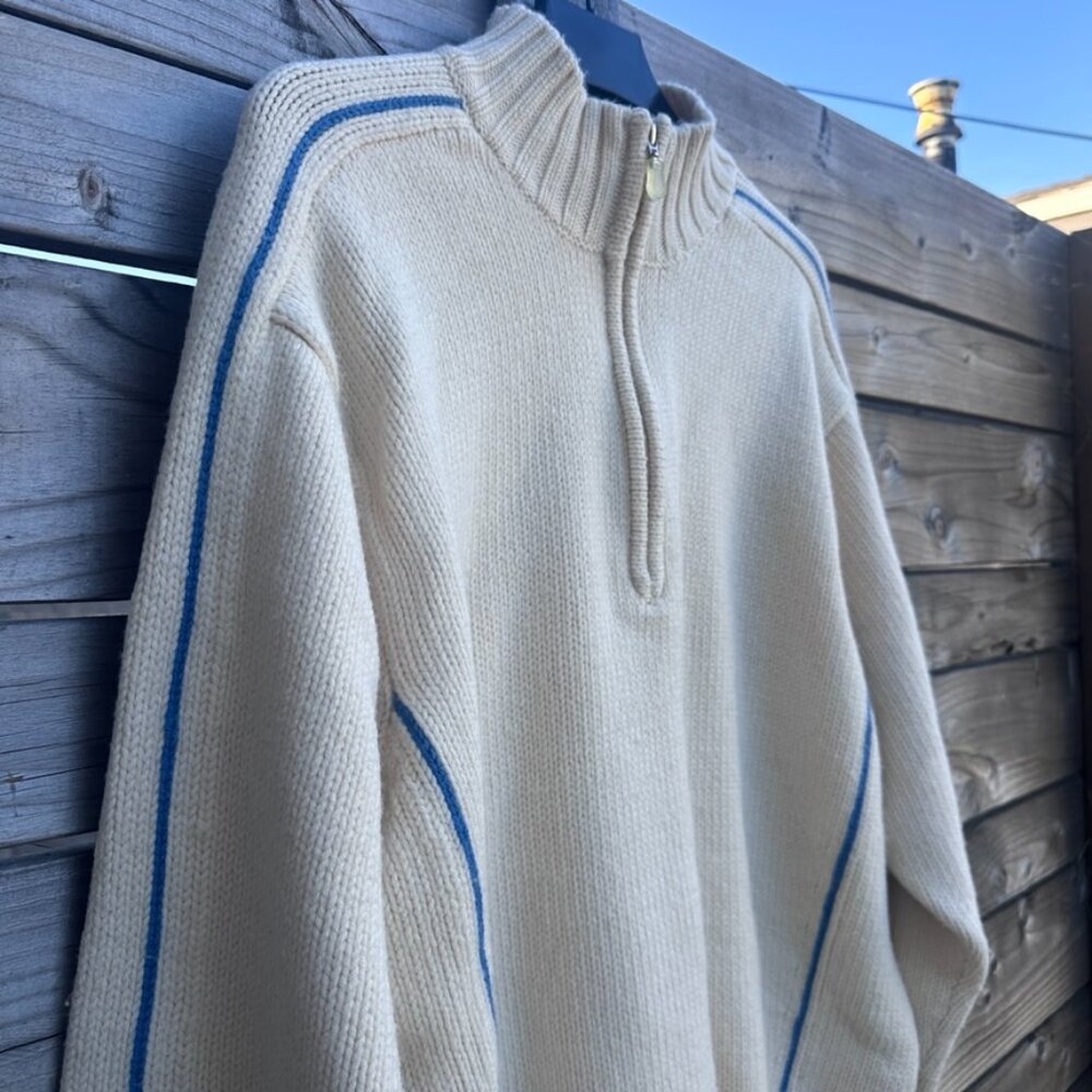RARE Callaway Golf Sport Quarter Zip Knit Chunky Sweater - XXL - Picture 4 of 11